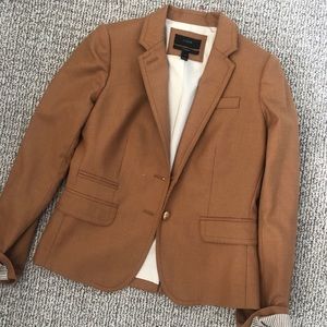 J CREW SCHOOLBOY TAN BLAZER size 2